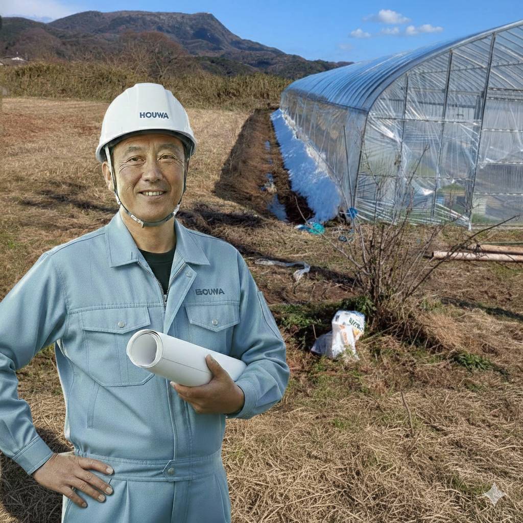 京丹後市井戸施工現場