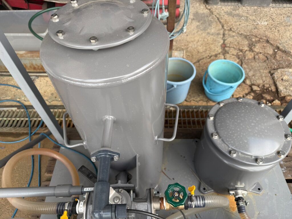 井戸水クリーナーGの除鉄槽