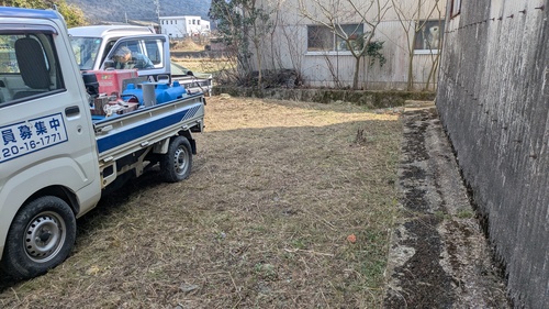 西脇市井戸掘り風景1
