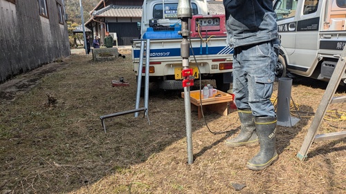 西脇市井戸掘り風景2