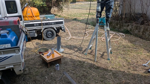 西脇市井戸掘り風景5