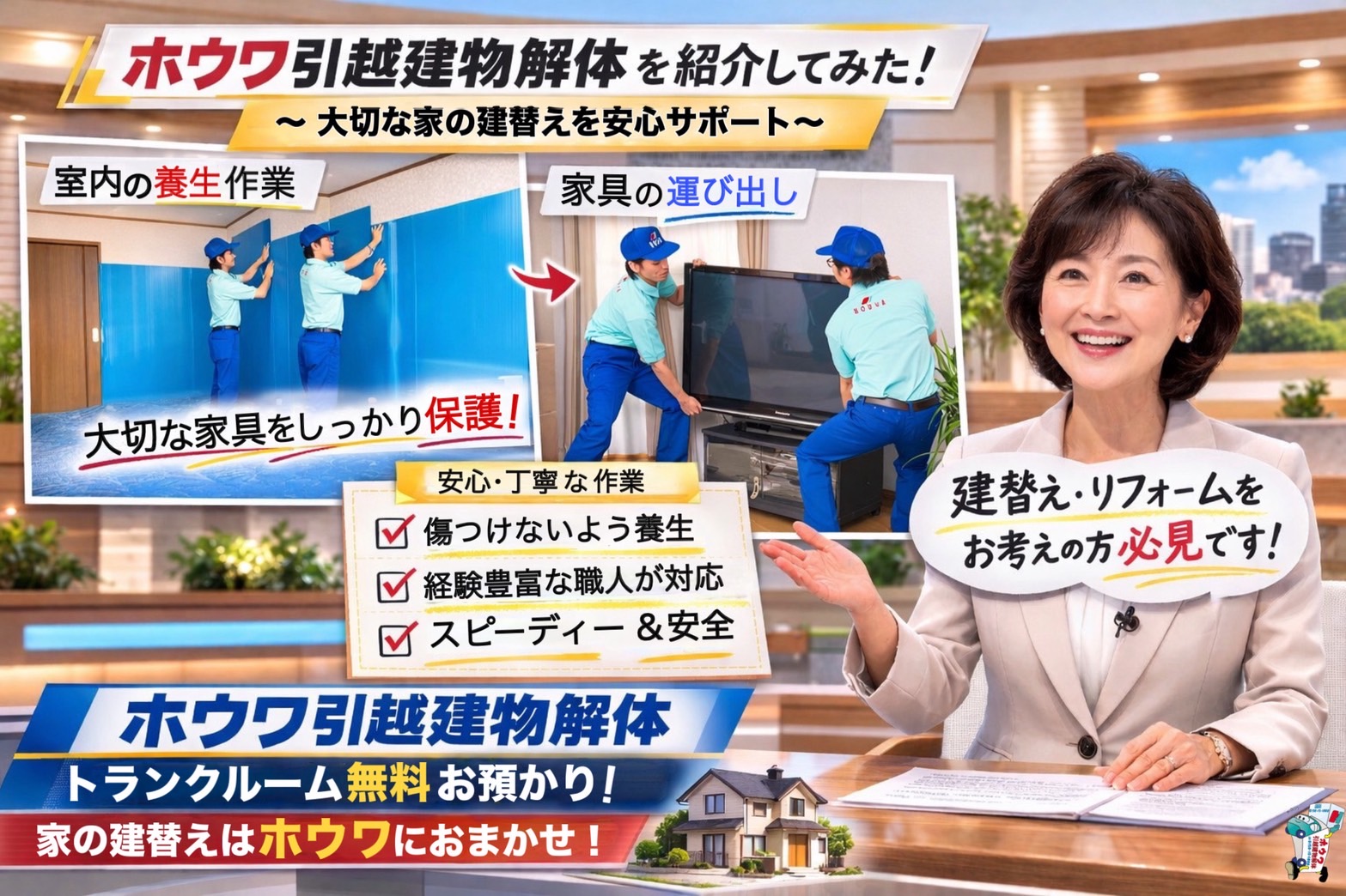 ホウワのワンストップ対応