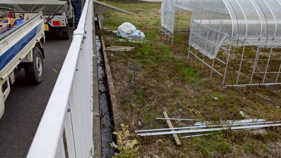 天理市のいちご農家風景