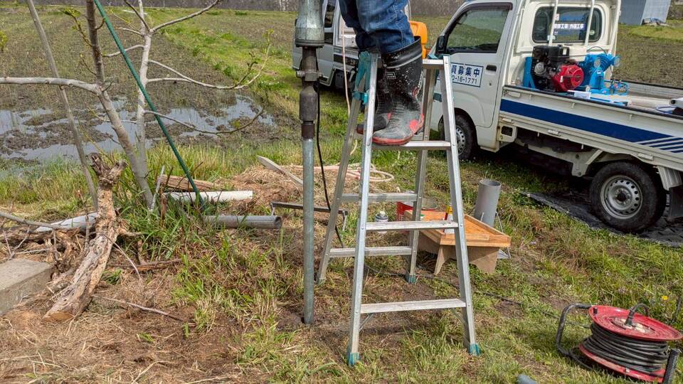 テストポンプの準備