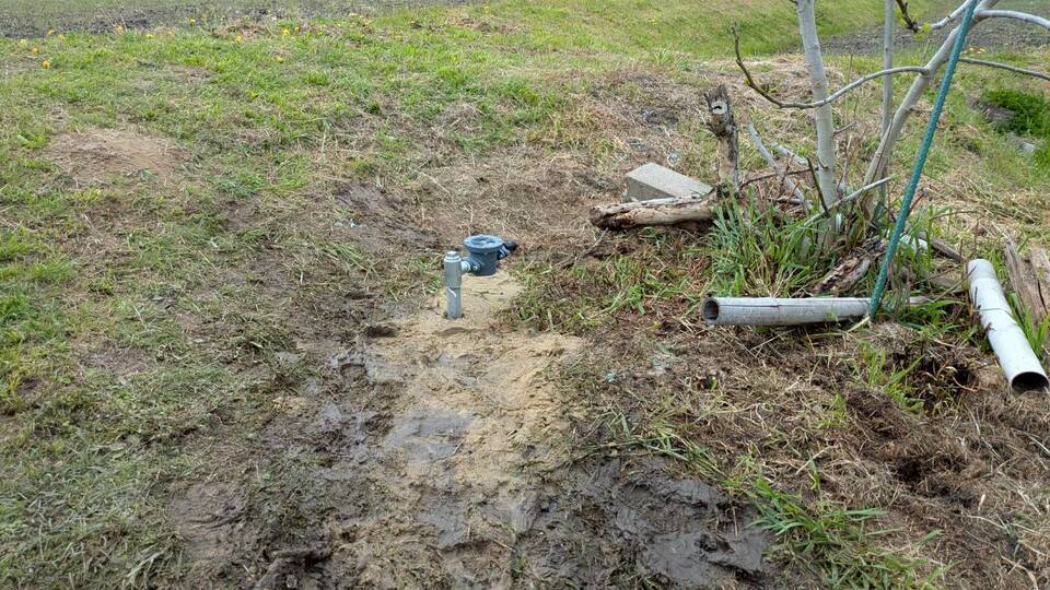 完成した井戸の様子