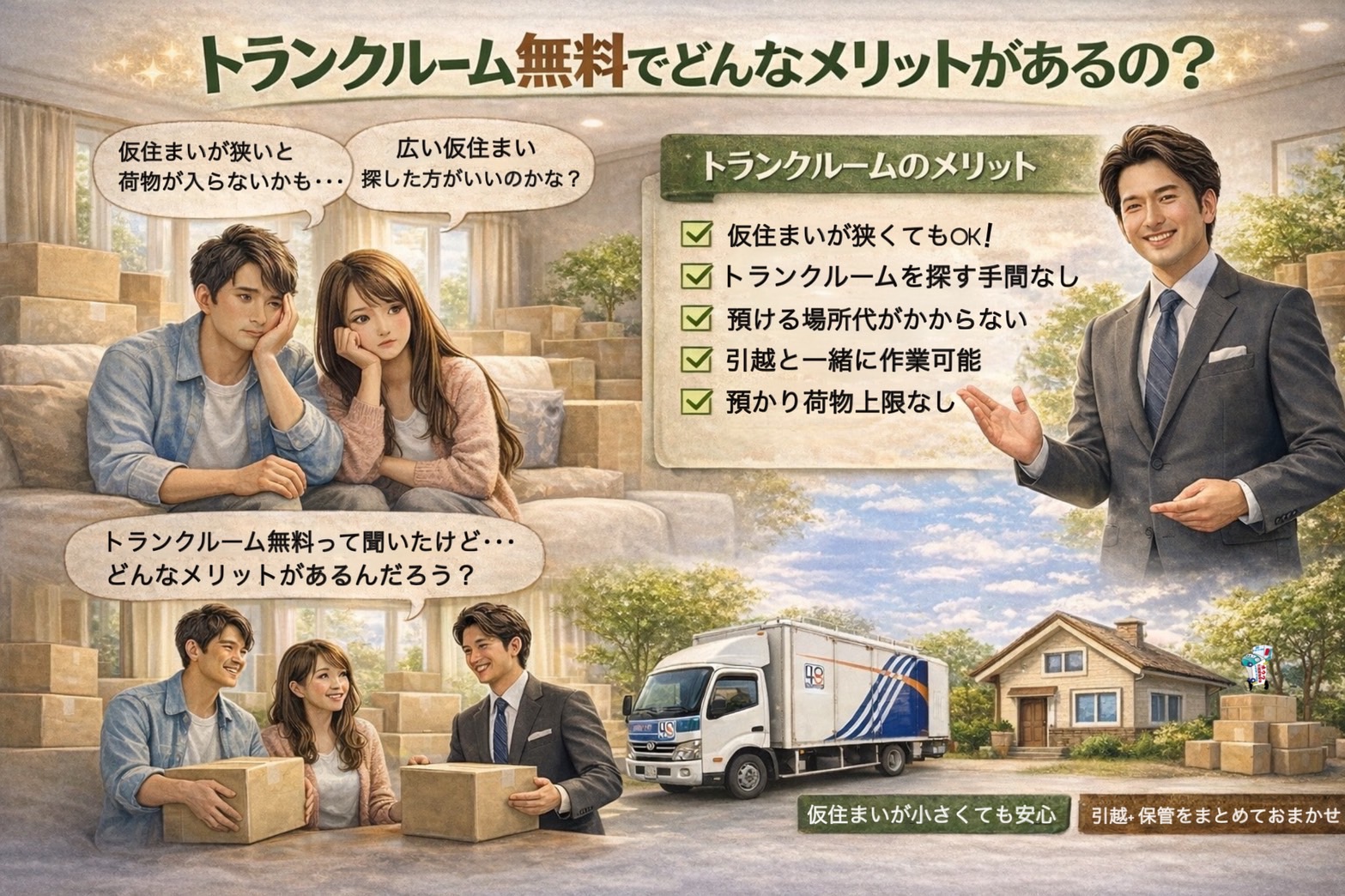 トランクルーム無料