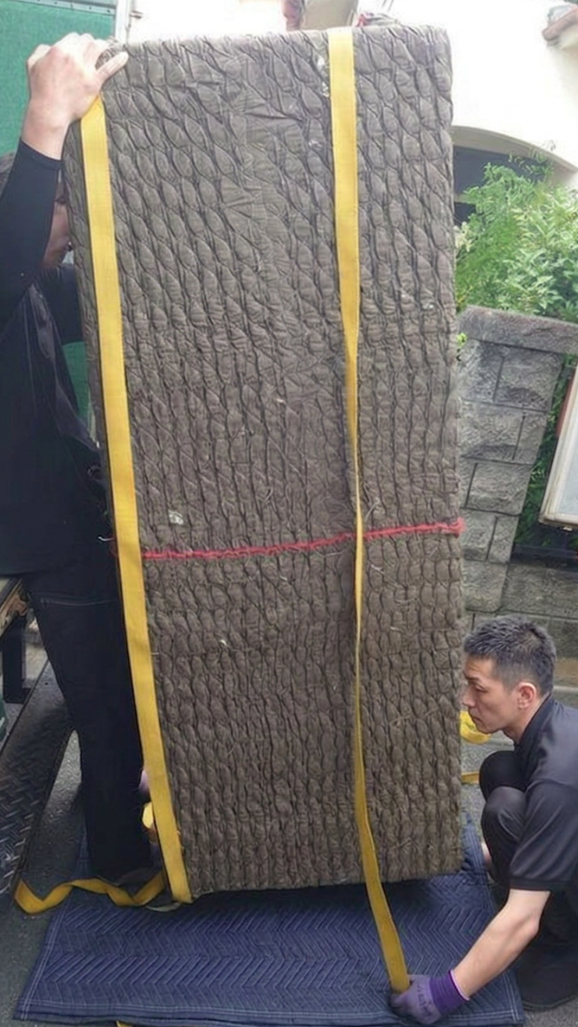魔法の平ロープを装着