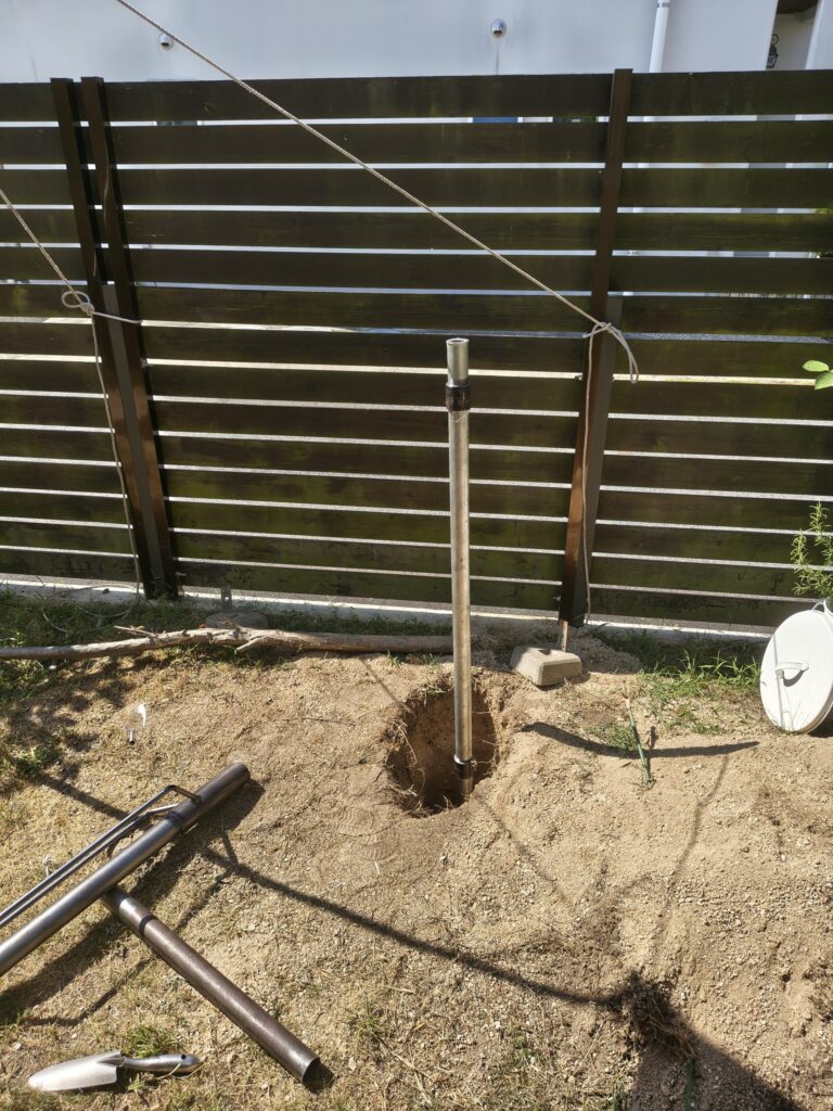 井戸掘りDIYのお便り 広島県のK様ご家族から届きました