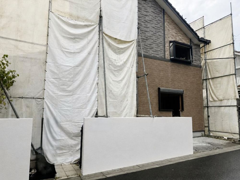 奈良県大和郡山市の木造2階建て解体工事の様子