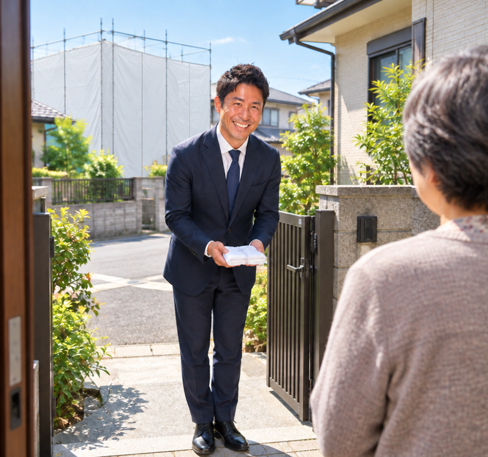 丁寧な近隣へのご挨拶